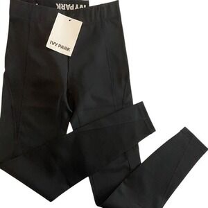 NEW Adidas IVY PARK‎ Womens XS Solid Black MidRise Sculptured 3/4 Length Legging